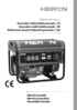 Elektrocentrála HERON EGM 60 AVR-3 manuál
