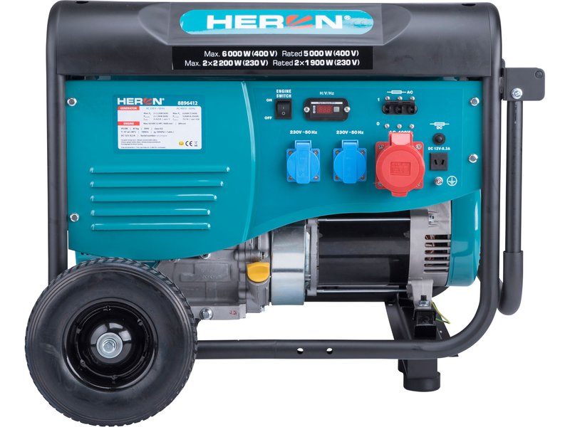 elektrocentrála benzínová 13HP/6,0kW (400V), 2x2,2kW