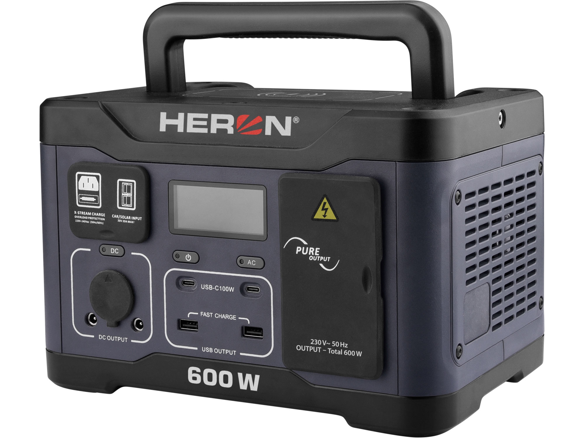 Nabíjecí záložní bateriová stanice Heron 600W 8896800, 512Wh
