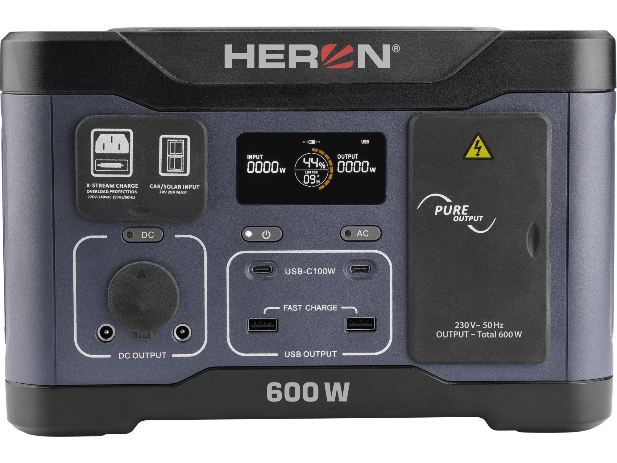 Nabíjecí záložní bateriová stanice Heron 600W 8896800, 512Wh