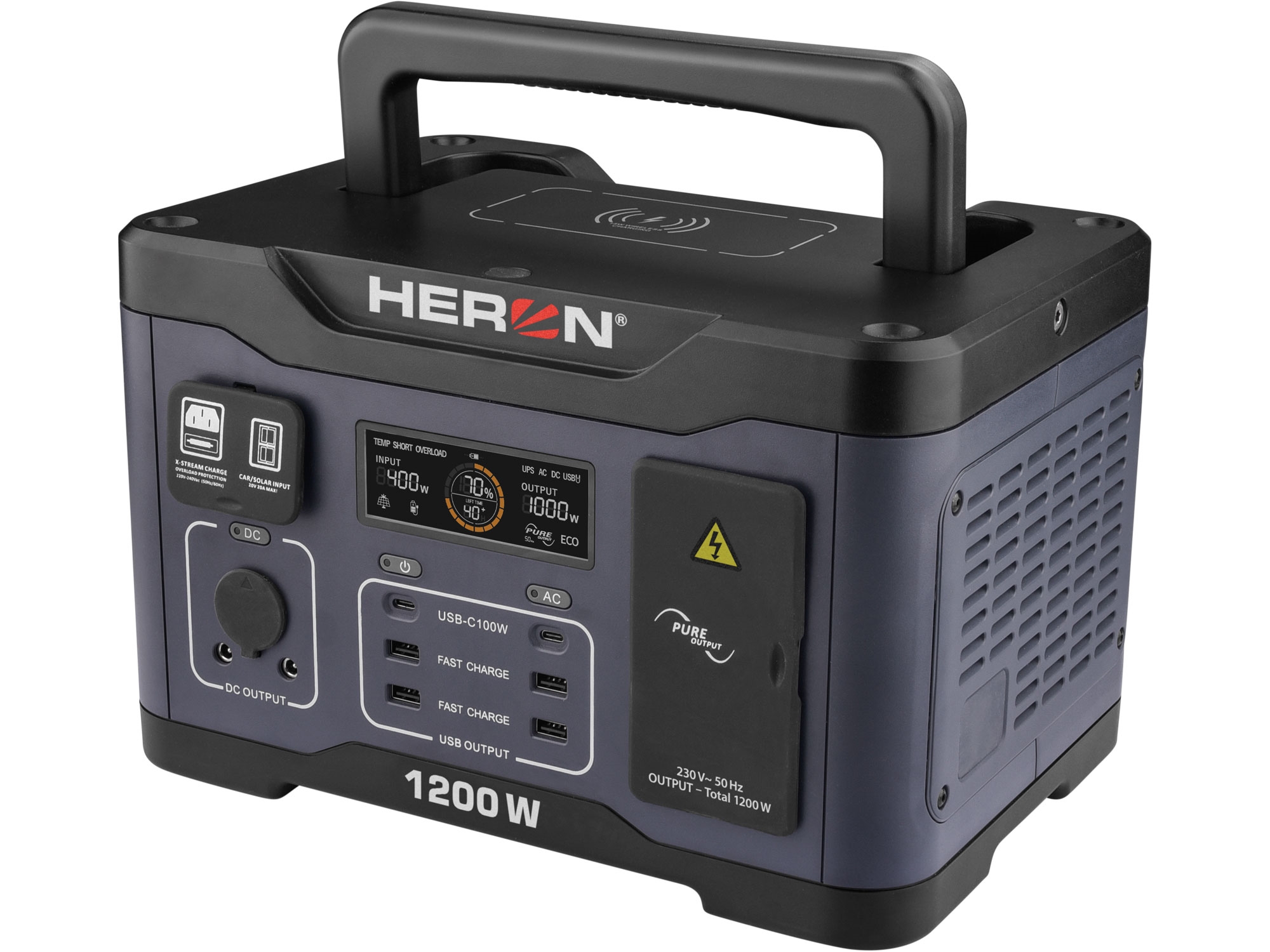 Nabíjecí záložní bateriová stanice Heron 1200W 8896801